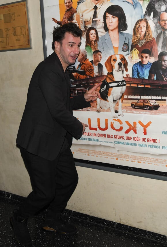 Michael Youn lors de l'avant-première du film "Lucky" au cinéma Max Linder Panorama à Paris, France, le 25 février 2020. © Coadic Guirec/Bestimage