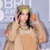 Billie Eilish - Photocall - Cérémonie des "Brit Awards 2020" à l'O2 Arena à Londres, le 18 février 2020.