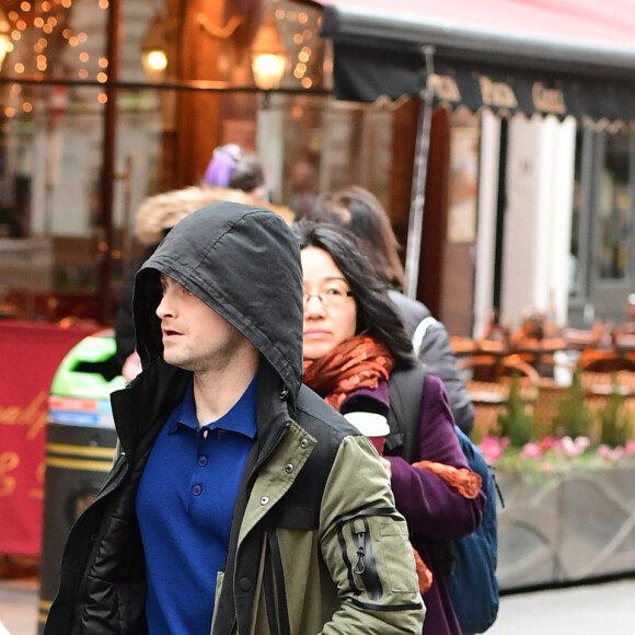 Daniel Radcliffe arrive à Global Radio à Londres le 10 février 2020.