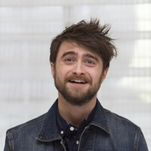 Daniel Radcliffe lors de la conférence de presse pour la série télévisée "Miracle Workers" à New York le 20 mars 2018.