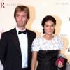Le prince Christian de Hanovre et sa femme Alessandra de Osma au photocall de la représentation de l'opéra "Casse-Noisette" à Madrid. Le 6 novembre 2018