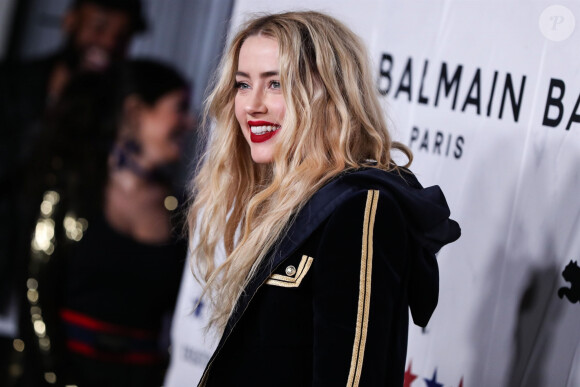 Amber Heard à la soirée "Puma x Balmain" à Los Angeles, le 21 novembre 2019.
