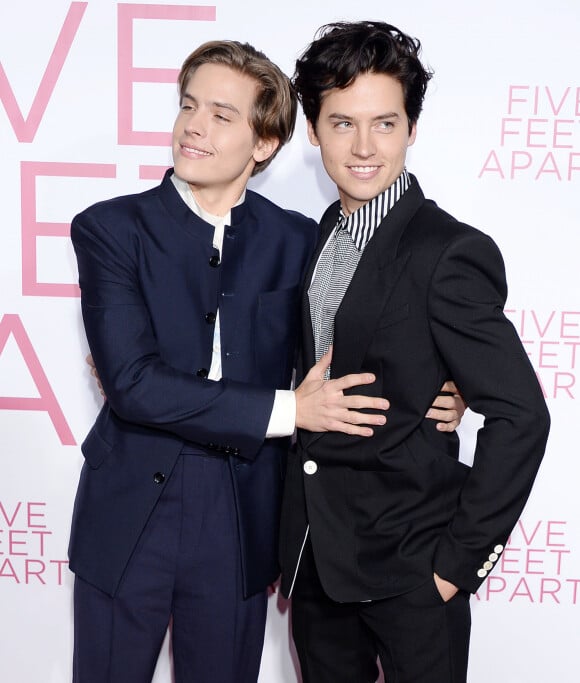 Dylan Sprouse et Cole Sprouse à la soirée Five Feet Apart à Los Angeles, le 7 mars 2019