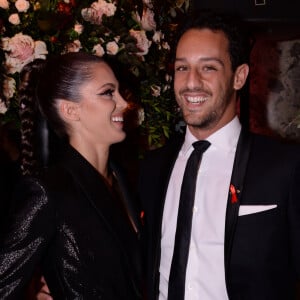 Iris Mittenaere (Miss France et Miss Univers 2016) et son compagnon Diego El Glaoui lors de la soirée de gala de la 18ème édition du "Dîner de la mode du Sidaction" au Pavillon Cambon Capucines - Potel et Chabot à Paris, France, le 23 janvier 2020. © Rachid Bellak/Bestimage