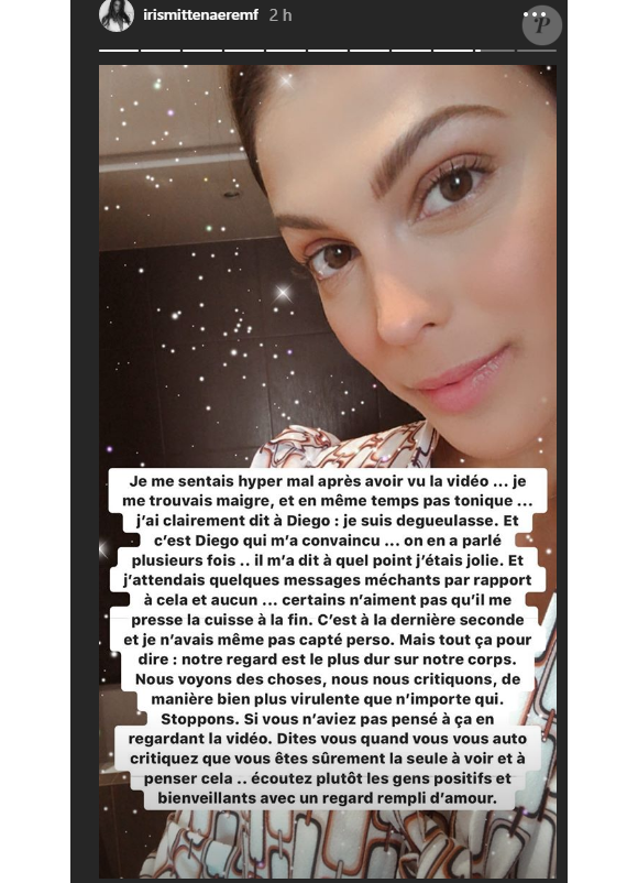 Iris Mittenaere s'exprime sur ses complexes - Instagram, 12 mars 2020