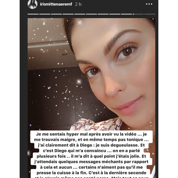 Iris Mittenaere s'exprime sur ses complexes - Instagram, 12 mars 2020