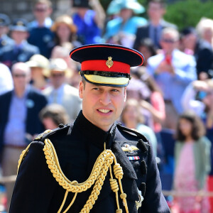Les princes Harry et William arrivent à la chapelle St. George au château de Windsor - Mariage du prince Harry et de Meghan Markle au château de Windsor, Royaume Uni, le 19 mai 2018.