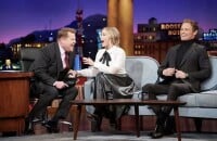 Emily Blunt sur le plateau du Late Late Show With James Corden. Mars 2020.