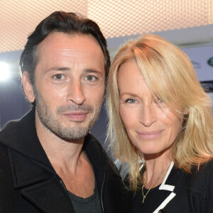 Michaël Cohen et Estelle Lefébure - Soirée Jaguar et Land Rover à l'occasion de l'ouverture du 120ème édition du Mondial de l'Automobile 2018 au Paris Expo Porte de Versailles à Paris le 2 octobre 2018. © Veeren-CVS/Bestimage