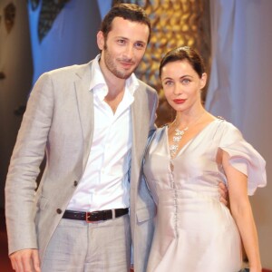 Michaël Cohen et Emmanuelle Béart - Première du film "Vinyan" au Festival de Venise le 30 août 2008.