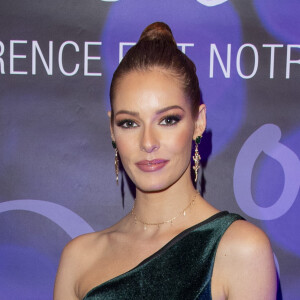 Exclusif - Maëva Coucke (Miss France 2018) lors de la 3ème édition de la soirée de gala de l'association Geneticancer à l'école hôtelière Médéric à Paris le 16 novembre 2019.  © Pierre Perusseau / Bestimage