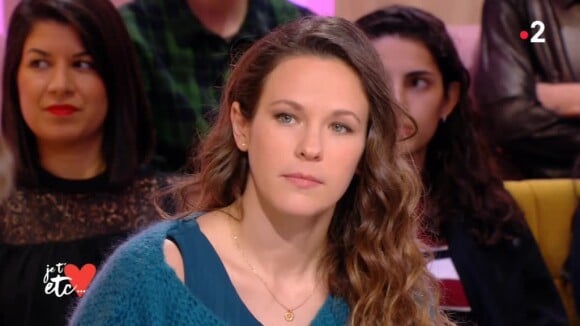 Lorie Pester, invitée dans l'émission "Je t'aime etc." sur France 2. Le 16 mars 2020.