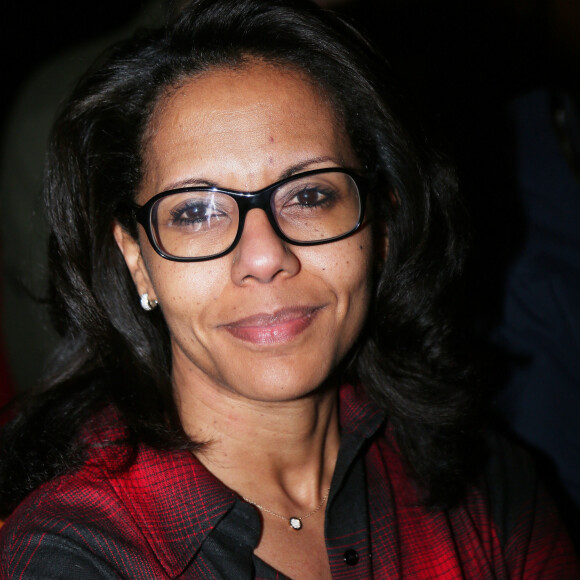 Audrey Pulvar lors d'un meeting de campagne de La maire de Paris et candidate à la réélection à l'Espace Reuilly à Paris, France, le 5 mars 2020. © Panoramic/Bestimage