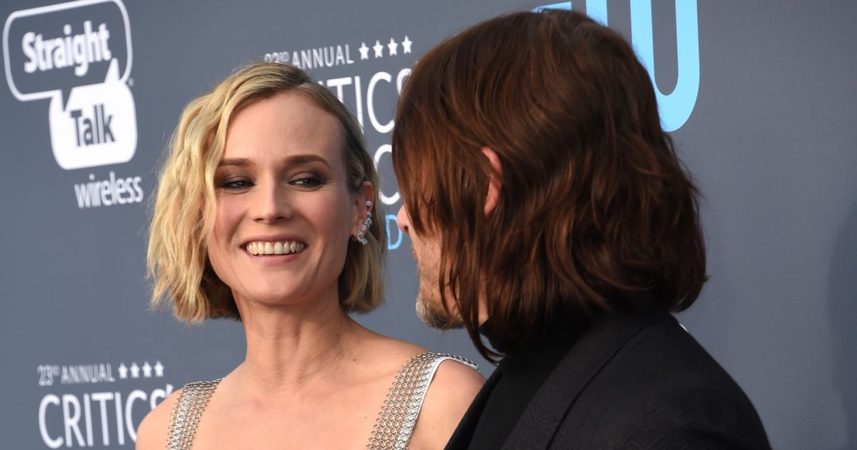 Diane Kruger et son compagnon Norman Reedus lors des 23ème Critics