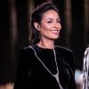 Leïla Kaddour-Boudadi (enceinte de son premier enfant) lors de la 35ème cérémonie des Victoires de la musique à la Seine musicale de Boulogne-Billancourt, le 14 février 2020. © Cyril Moreau/Bestimage