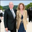  Patrick Le Lay et sa femme Dominique à l'orangerie du Château de Versailles en juillet 2007 pour les 60 ans de Dior. 