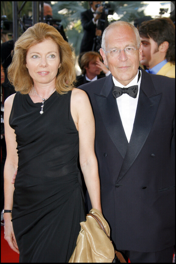 Patrick Le Lay et sa femme Dominique au 60e Festival de Cannes en mai 2007 lors de la projection du film No Country for Old Men.