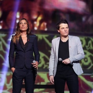 Exclusif - Zazie et Bénabar - Enregistrement de l'émission "Alors on chante" au palais des sports à Paris, qui sera diffusée le 28 novembre 2014 en Prime Time sur TF1, à l'occasion des 20 ans du Sidaction et de la sortie de l'album "Kiss & Love"