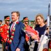 Le roi Willem-Alexander des Pays-Bas et la reine Maxima des Pays-Bas à leur arrivée à l'aéroport Halim Perdanakusuma de Jakarta, le 9 mars 2020.