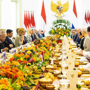 Le roi Willem-Alexander des Pays-Bas et la reine Maxima des Pays-Bas, Joko Widodo Président de la République d'Indonésie et sa femme Iriana - Visite d'État en Indonésie - Jour 2 - Jakarta, le 10 mars 2020. Official State visit in Indonesia, day 2, March 10th 2020.10/03/2020 - Jakarta