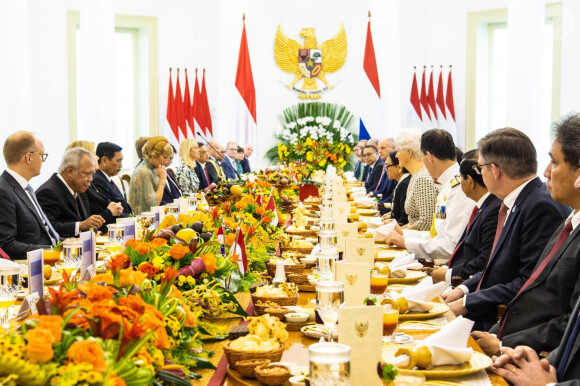 Le roi Willem-Alexander des Pays-Bas et la reine Maxima des Pays-Bas, Joko Widodo Président de la République d'Indonésie et sa femme Iriana - Visite d'État en Indonésie - Jour 2 - Jakarta, le 10 mars 2020. Official State visit in Indonesia, day 2, March 10th 2020.10/03/2020 - Jakarta