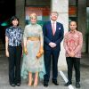 Le roi Willem-Alexander des Pays-Bas et la reine Maxima des Pays-Bas - Visite d'État en Indonésie - Jour 2 - Jakarta, le 10 mars 2020. Official State visit in Indonesia, day 2, March 10th 2020.10/03/2020 - Jakarta