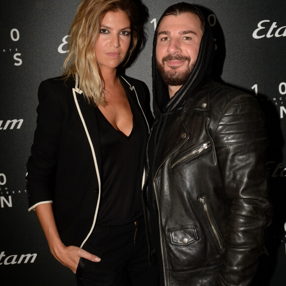 Michaël Youn et sa compagne Isabelle Funaro - Photocall - 9ème édition du "Etam Live Show" (Etam Lingerie) lors de la fashion week à Paris, le 27 septembre 2016. La marque Etam fête ses 100 ans en 2016. © Rachid Bellak/Bestimage