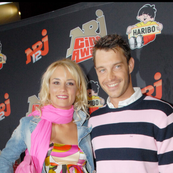 Elodie Gossuin et Bertrand Lacherie au Grand Rex, à Paris, le 1er octobre 2007 à Paris. 