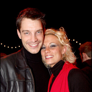 Elodie Gossuin et Bertrand Lacherie, le 8 février 2007 à Paris. 