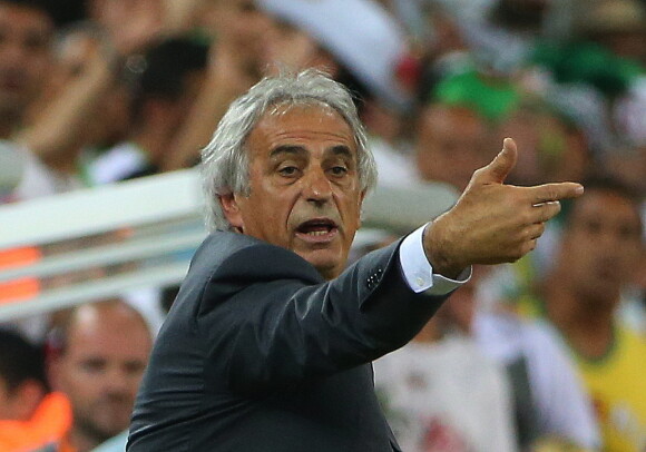 L'entraineur de l'Algérie Vahid Halilhodzic - Coupe du Monde - Match Algérie - Russie à Curitiba au Brésil le 27 juin 2014. Le match s'est soldé par un match nul 1-1 mais les Algériens se sont qualifiés pour le premier 8éme de coupe du monde de leur histoire.