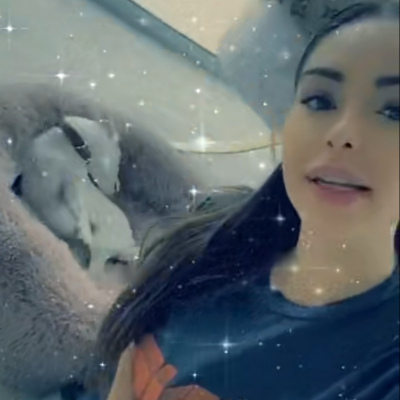 Nabilla Benattia sur Snapchat, le 24 mars 2020