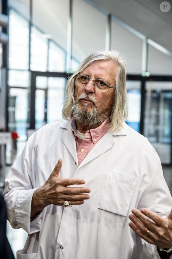 Didier Raoult à l'Institut Hospitalo-Universitaire Méditerranée Infection, à Marseille, mars 2020.