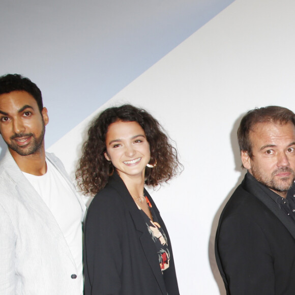 Joakim Latzko, Pauline Bression, Stéphane Henon, Fabienne Carat, Avy Marciano, Lara Menini de plus Belle La Vie - Photocall lors du 19ème Festival de la Fiction TV de La Rochelle © Christophe Aubert via Bestimage