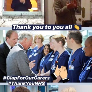 Camilla Parker-Bowles et son mari le prince Charles ont rendu hommage aux soignants luttant contre le coronavirus sur Instagram, le 26 mars 2020.