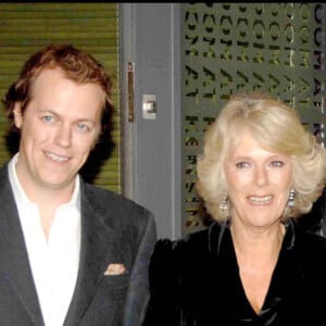 Camilla Parker-Bowles avec son fils Tom et sa fille Laura à Londres en 2006.