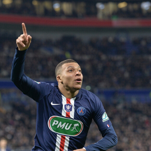 Kylian MBappe (psg) lors du match de demi finale de la Coupe de France opposant l'Olympique Lyonnais (OL) au Paris Saint-Germain (PSG) au Groupama Stadium à Decines-Charpieu, FRance, le 4 mars 2020. Le PSG a gagné 5-1. © Frédéric Chambert/Panoramic/Bestimage