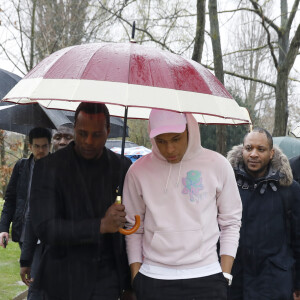 Exclusif - Kylian Mbappé au premier goûter des étoiles au profit de l'association AMSAK à l'Orangerie au Jardin d'acclimatation à Paris, France, le 1er mars 2020. © Marc Ausset-Lacroix/Bestimage