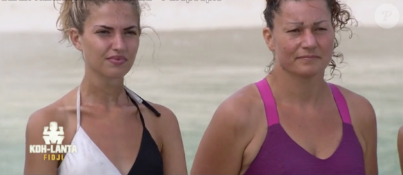 Magalie et Sandrine - "Koh-Lanta fidji" sur TF1, le 27 octobre 2017.