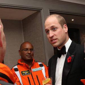 Le prince William au gala de charité de l'association London Air Ambulance à Rosewood, le 7 novembre 2019, pour les 30 ans de l'organisme.