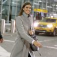 Exclusif - Miss Univers 2016 Iris Mittenaere arrive à l'aéroport JFK de New York City, New York, Etats-Unis, le 2 février 2017.