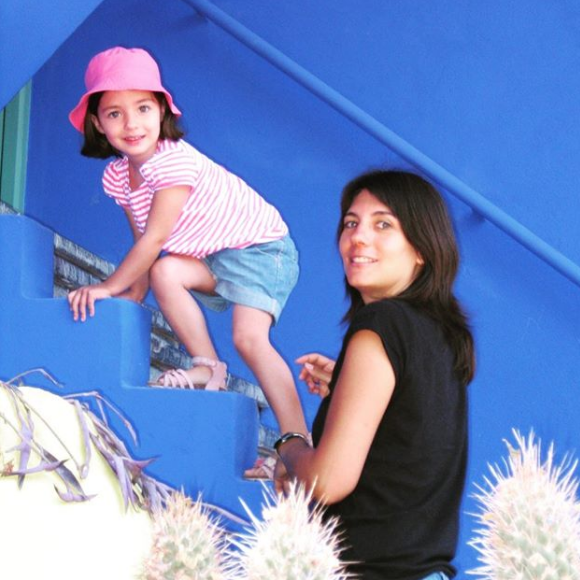 Estelle Denis et sa fille Victoire, photo Instagram du 11 juillet 2019