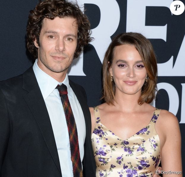 Adam Brody et sa femme Leighton Meester à la première du film "Ready or Not" au cinéma ArcLight à Los Angeles, Californie, Etats-Unis, le 19 août 2019.