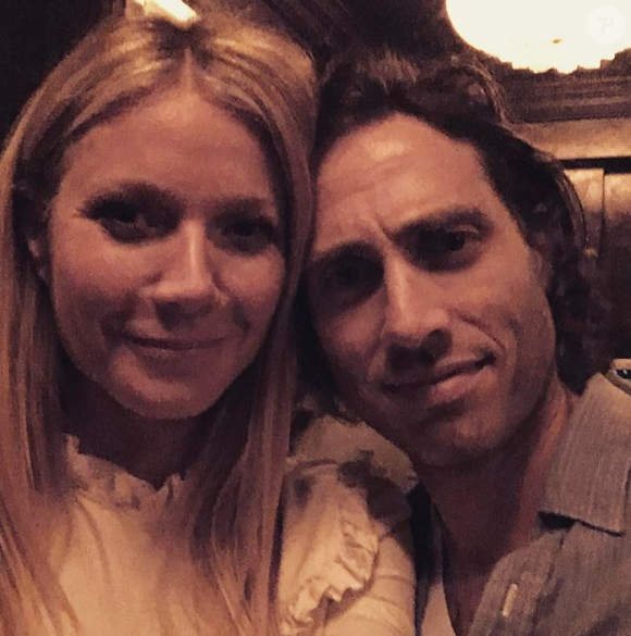 Brad Falchuk et Gywneth Paltrow sur une photo publiée sur Instagram en mars 2017