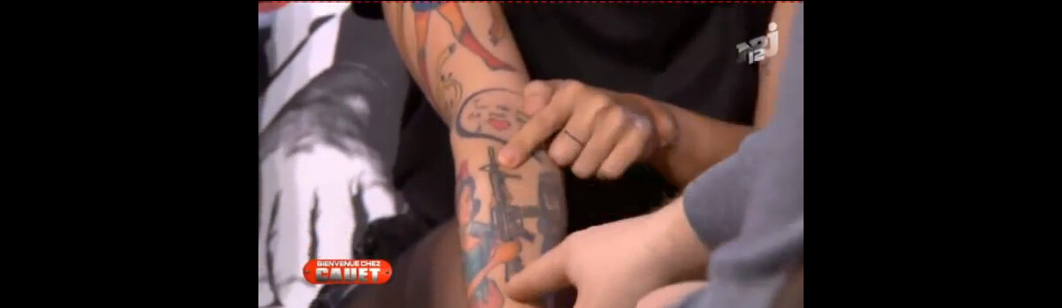 Photo : Alizée et son tatouage Blanche-Neige sur NRJ 12