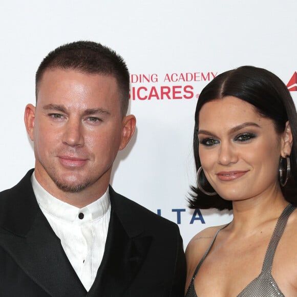 Channing Tatum et sa compagne Jessie J au MusiCares Person of the Year Award en l'honneur du groupe Aerosmith au Convention Center à Los Angeles, le 24 janvier 2020