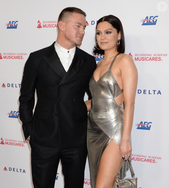 Channing Tatum et sa compagne Jessie J au MusiCares Person of the Year Award en l'honneur du groupe Aerosmith au Convention Center à Los Angeles, le 24 janvier 2020