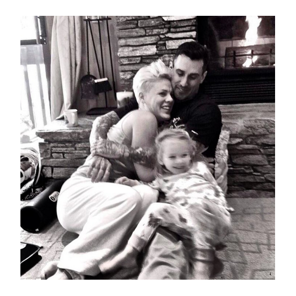 Pink et son mari Carey Hart fêtent leurs dix ans de mariage, le 7 janvier 2016. Photo publiée sur le compte Instagram du pilote de motocross.
