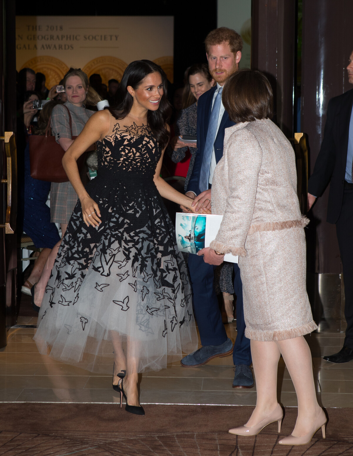 Photo Meghan Markle En Robe Oscar De La Renta Lors Du Gala 2018 De Laustralian Geographic 5080