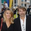 Patrick Puydebat et sa compagne Caroline - Ouverture du 6ème Festival Les Héros de la Télé à Beausoleil le 7 octobre 2017.