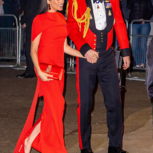 Le prince Harry, duc de Sussex, et Meghan Markle, duchesse de Sussex assistent au festival de musique de Mountbatten au Royal Albert Hall de Londres, Royaume Uni, le 7 mars 2020.